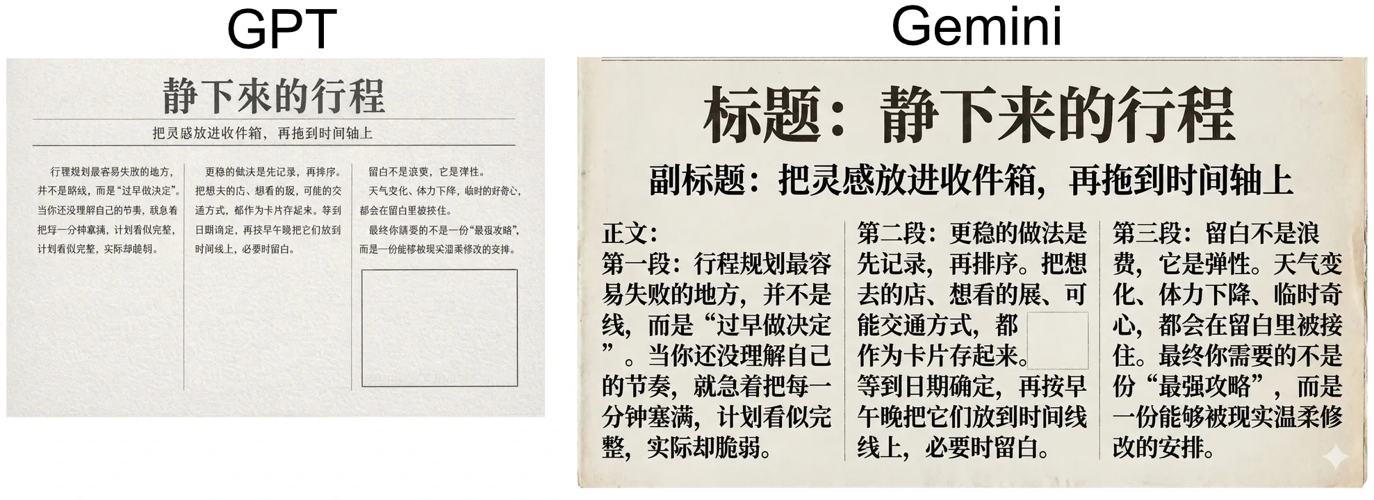GPT Image 1.5 vs Nano Banana Pro: dense Chinese text rendering test