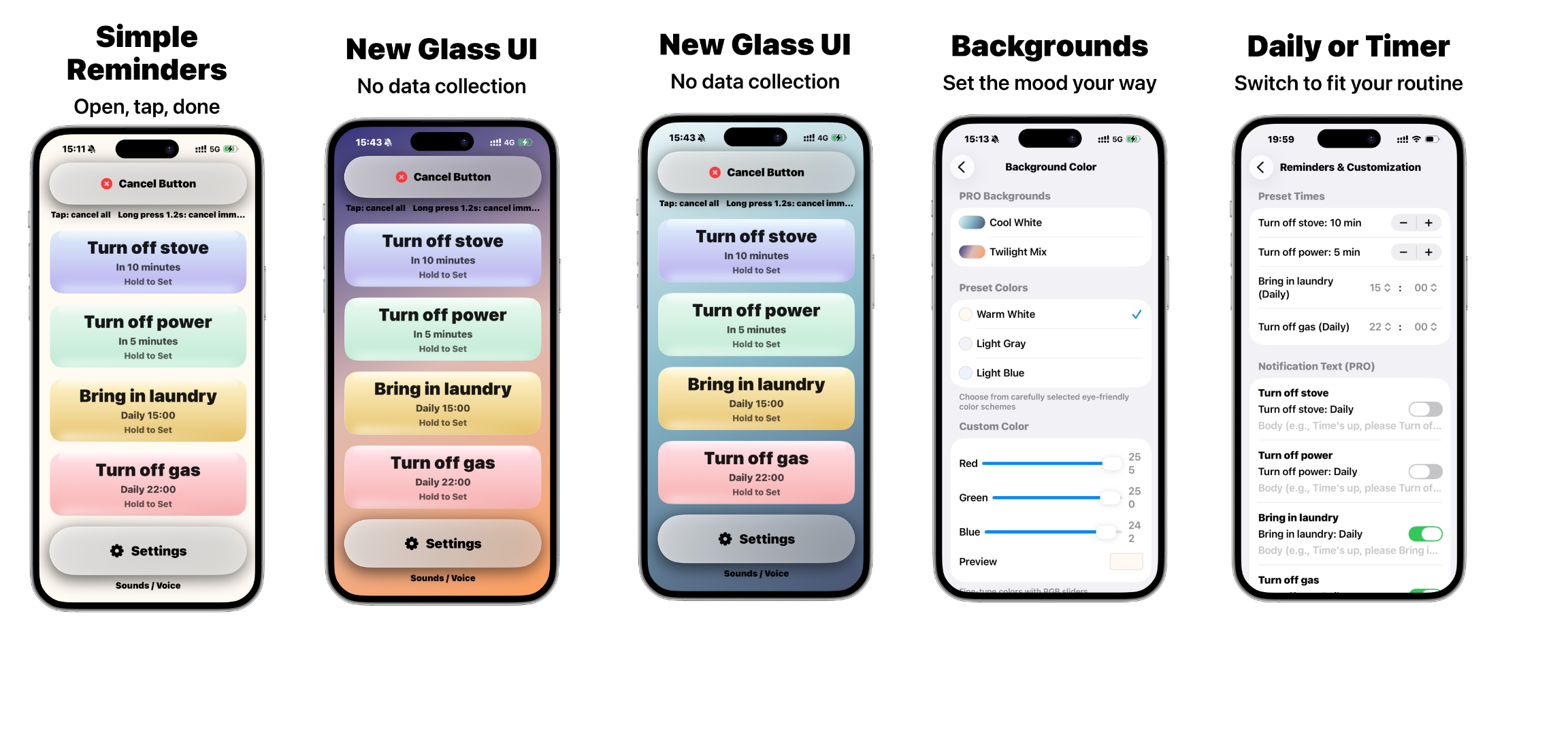 Simple Warm Reminder hero