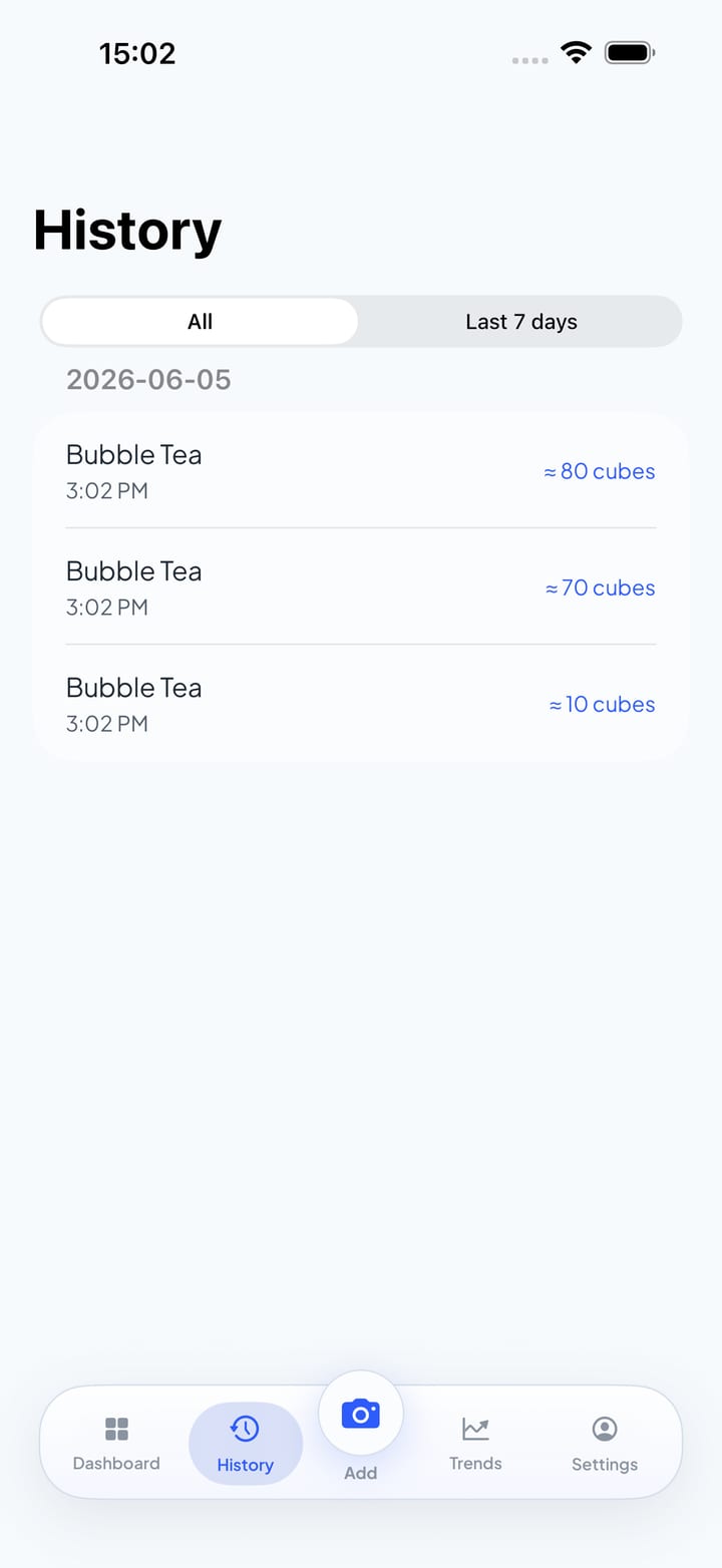 SugarCurfew app screenshot